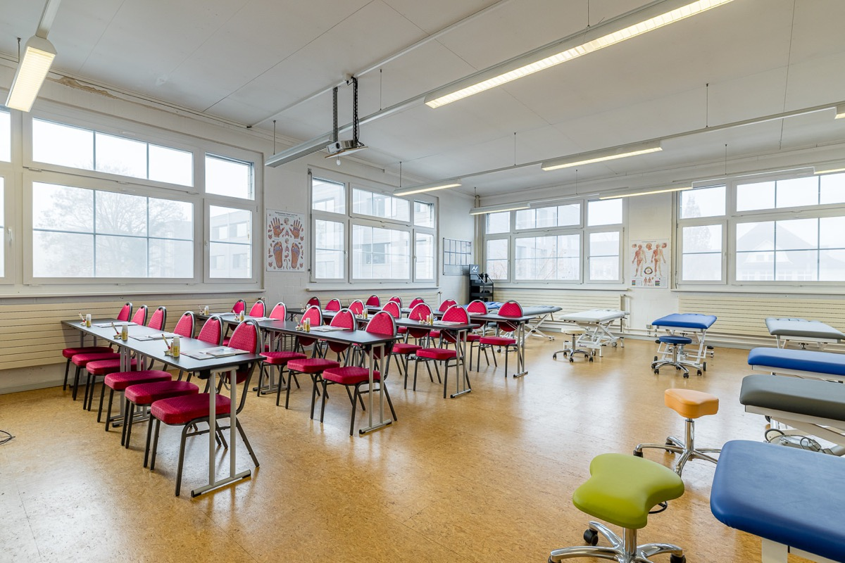 Moderner Kursraum bei AcuMax