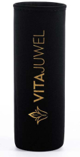 Neoprenschutzhülle schwarz für Trinkflasche ViA von VitaJuwel