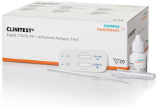 Corona & Influenza A/B Antigen-Test Siemens CLINITEST Nasopharyngeal - 20er