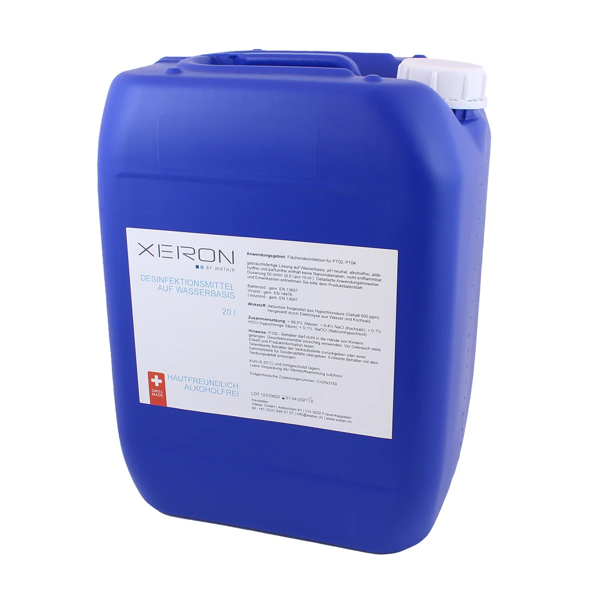 XERON water-based disinfectant – canister